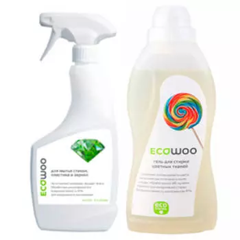 Промо спрей для кухни экову 500мл +гель д/стирки экову 700мл 1+1
