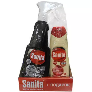 Промо спрей Sanita 500мл жироудалитель+крем Sanita 300мл