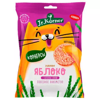 Хлебцы Dr.Korner 30г хрустящие рисовые с яблочным соком