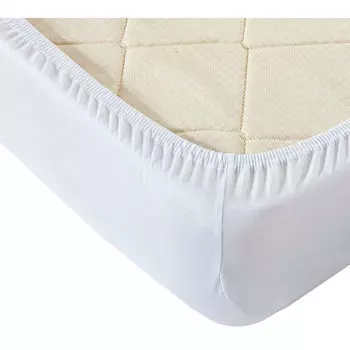 Простынь на резинке белый 160*200