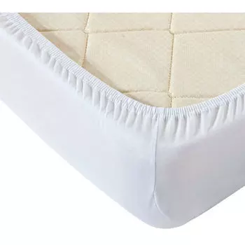 Простынь на резинке белый 180*200