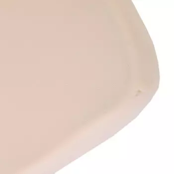 Простынь на резинке бежевый 160*200