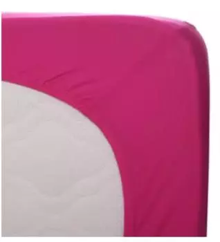 Простынь на резинке кулирка 11/20 фуксия 200*200