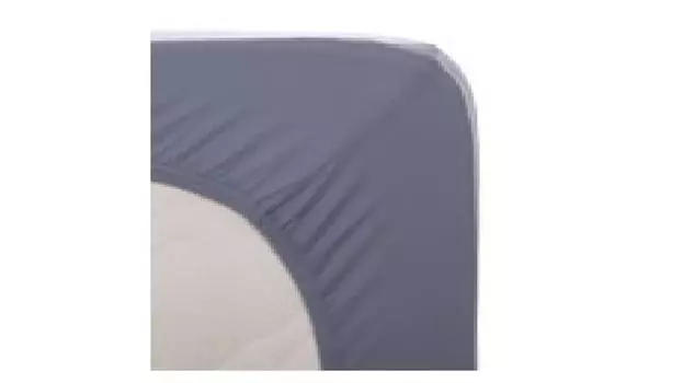 Простынь на резинке серый 180*200