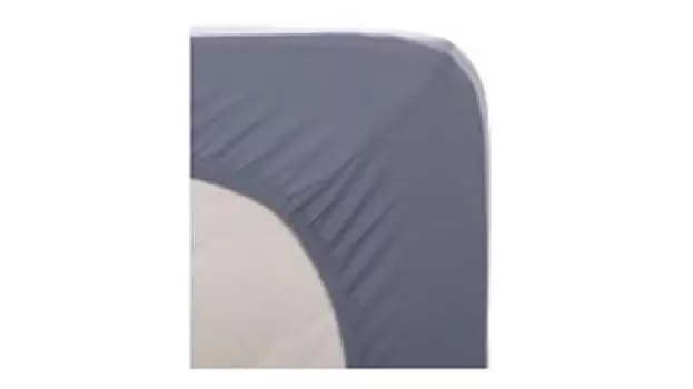 Простынь на резинке серый 200*200