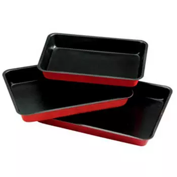 Противень 22,5*22,5*4,5см атмика керамическое покрытие yl-e11