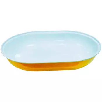 Противень атмика 39*28,6,8см керамика оранжевый yl-h21-3