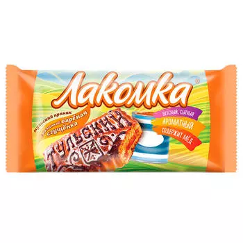 Пряник тульский лакомка 140г с начинкой вареная сгущенка вкф