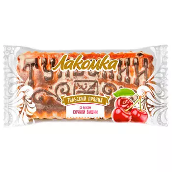 Пряник тульский лакомка 140г вишня