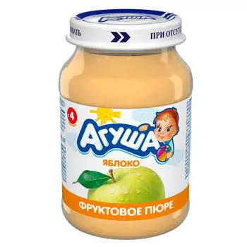 Пюре агуша 200г яблоко с 4 месяцев