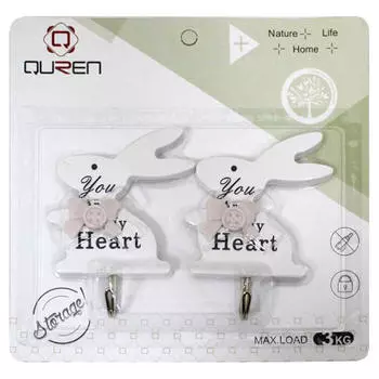 Комплект крючков 2шт 7*9см Absolut Home 5117-2