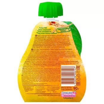 Пюре фрутоняня 90 г груша с 4 месяцев дой-пак