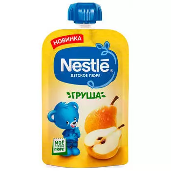 Пюре нестле 90 г груша с 4 месяцев дой-пак