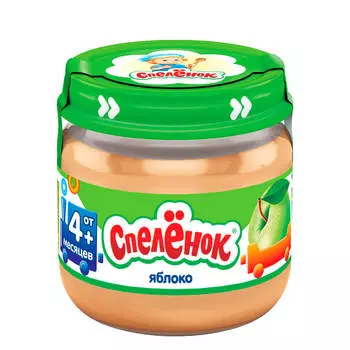 Пюре Спеленок 80г яблоко с 4 месяцев стекло