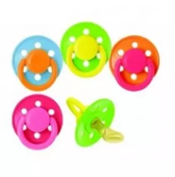 Пустышка курносики латекс ортодонтическая солнышко 6+ 13140