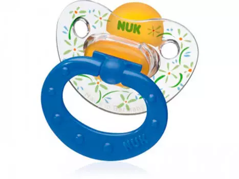 Пустышка нук хэппи кидс силикон д/сна 0+ 10729357