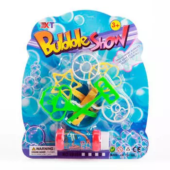 Пузыри мыльные бабл шоу 25*21см с формами к33627