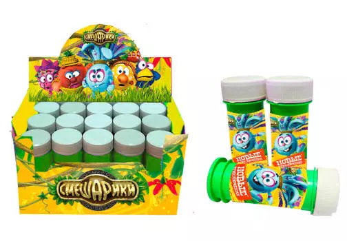 Пузыри мыльные центрум смешарики 45 мл 88237