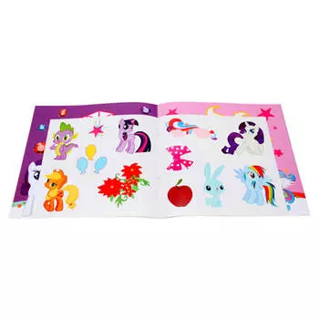 Раскраска умка мои маленькие пони рисуем пальчиками 183886