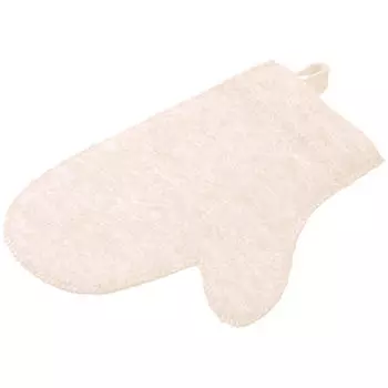 Рукавица для сауны белая 41215