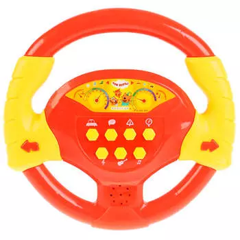 Руль музыкальный Умка Три кота 20 фраз/стихов/песен на блистере 297369