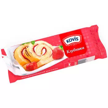 Рулет ковис 250 клубника раменск