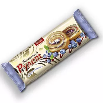 Рулет русский бисквит 200г черника