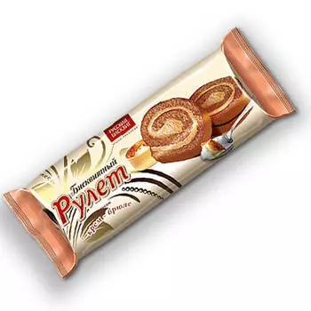 Рулет русский бисквит 200г крем-брюле