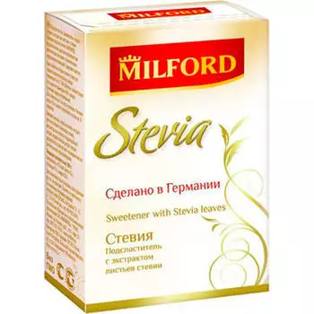 Сахарозаменитель Milford Stevia 18г 100 таблеток