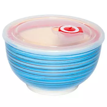 Салатник 14 см 750 мл элрингтон аэрограф морской вечер с/крышкой 139-27045