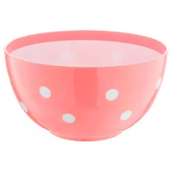 Салатник 2л Berossi двухцветный Маруся с крышкой нежно-розовый ик 21663000