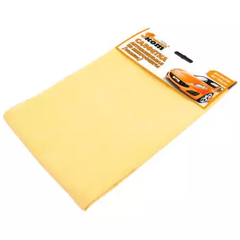 Салфетка 40*40см замшевая из микрофибры Рыжий кот