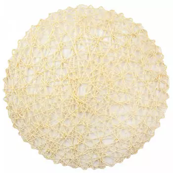 Салфетка декор круглая 38см джут