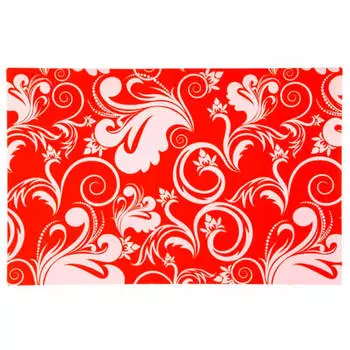 Салфетка индивидуальная 43*28см оранжевая на однотонной основе erc-28