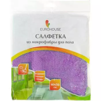 Салфетка из микрофибры для пола 40*50см 3596