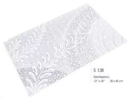 Салфетка лейс размер 30 х45 см белая
