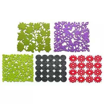 Салфетка-подставка оранж 20*20см квадратная 82015