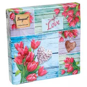 Салфетки хоум коллекшен премиум 16 шт 40*40 см 3 слоя белые