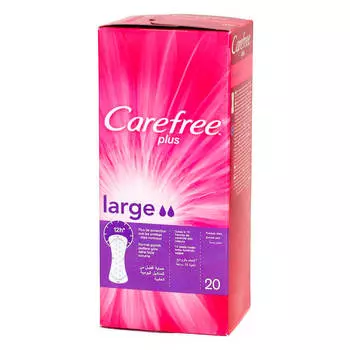 Прокладки ежедневные Carefree 20шт Large