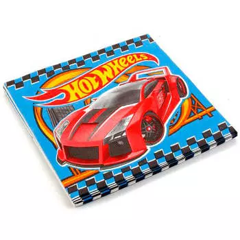 Салфетки веселый праздник 12шт хот вилс sal-hw-12