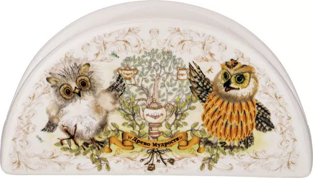 Салфетница 13, 5*4*7 см агнесс дерево мудрости 358-1862