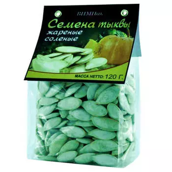 Семечки тыквенные 120г ВИМПак неочищенные соленые