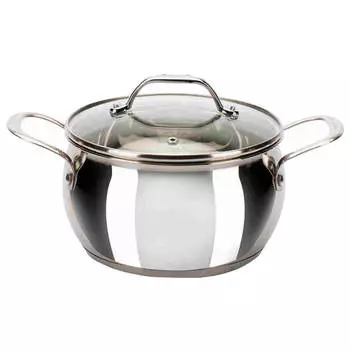 Кастрюля 6,7л Attribute iconic стеклянная крышка asi024