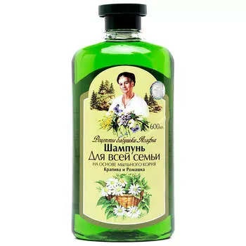 Шампунь Бабушка Агафья 600мл для всей семьи крапива и ромашка