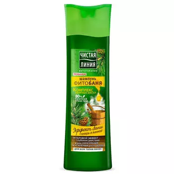 Шампунь чистая линия 400мл фитобаня