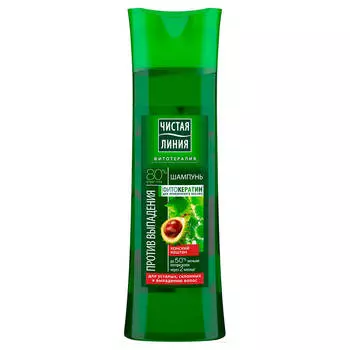 Шампунь Чистая Линия 400мл против выпадения волос