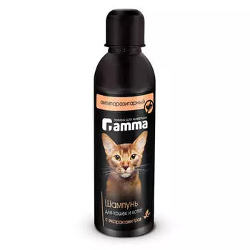 Шампунь для кошек антипаразитарный Гамма 250мл