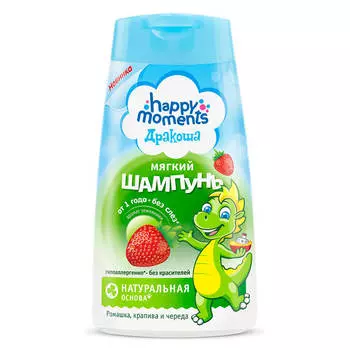 Шампунь Дракоша 240мл мягкий от 1 года земляника