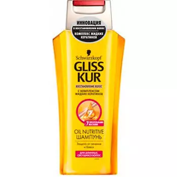 Шампунь Gliss kur 250мл нутритив для длинных волос