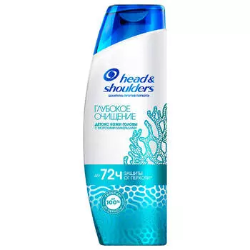 Шампунь Head &amp; Shoulders 300мл глубокое очищение детокс кожи головы